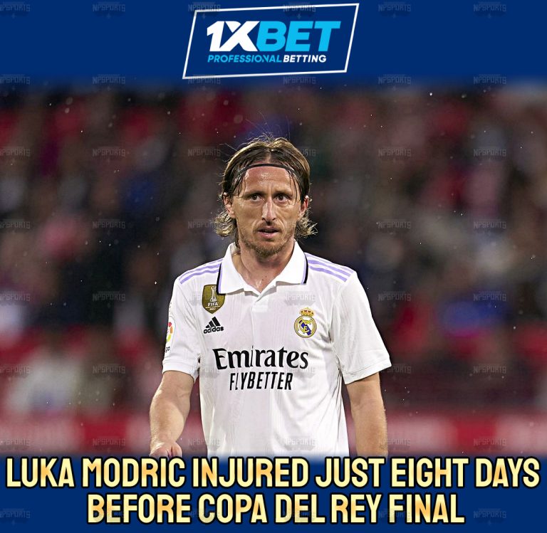 Luka Modric injured before Copa Del Rey Final