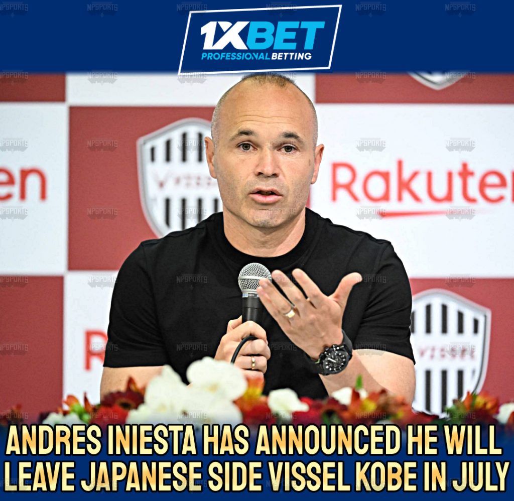 Andres Iniesta is set to leave Japan's Vissel Kobe  