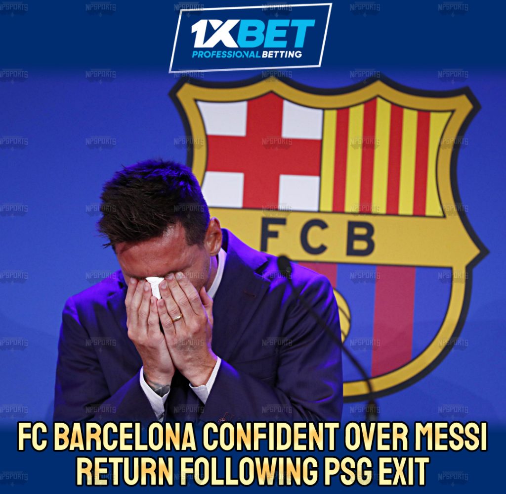 FC Barcelona confident over Messi's return.