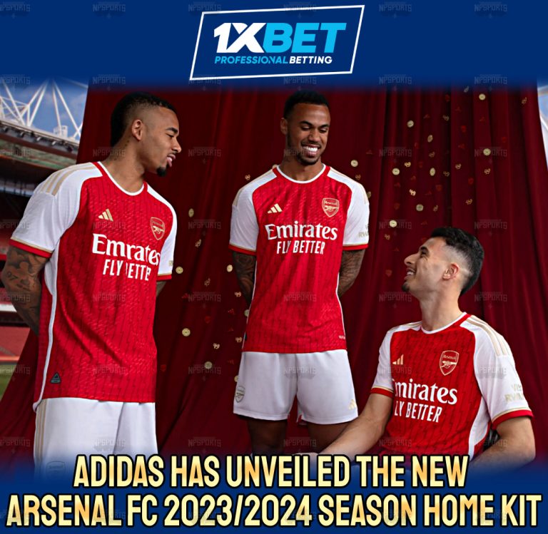 Arsenal reveals new home kit for the 2023/24 season