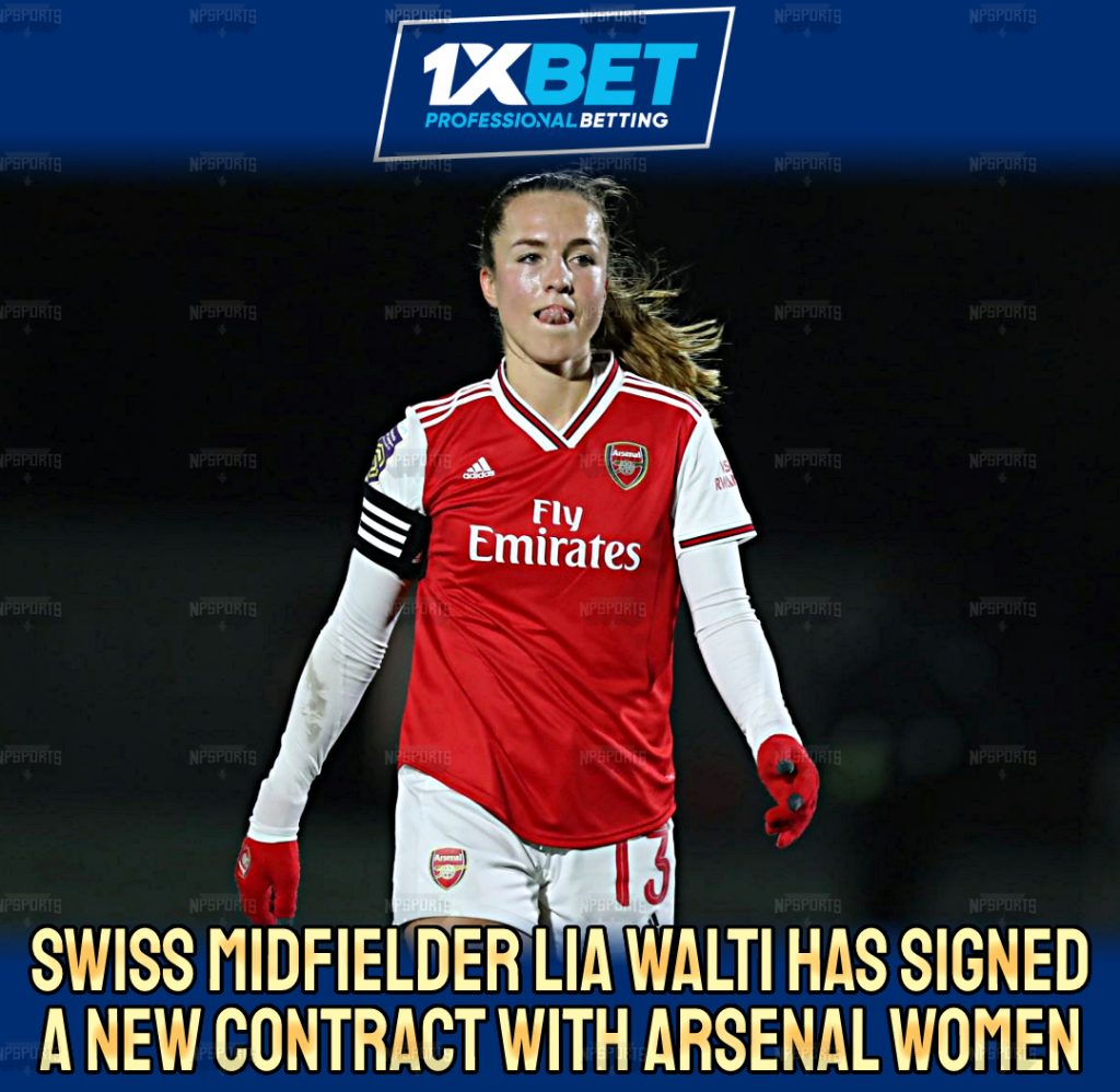 Lia Walti signs NEW contract with ARSENAL FC