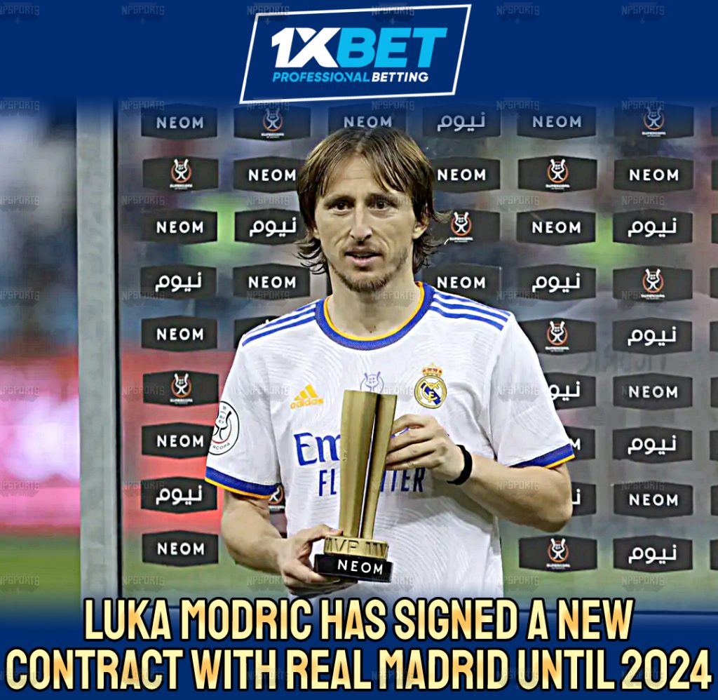 Modric extends contract with Real Madrid until 2024