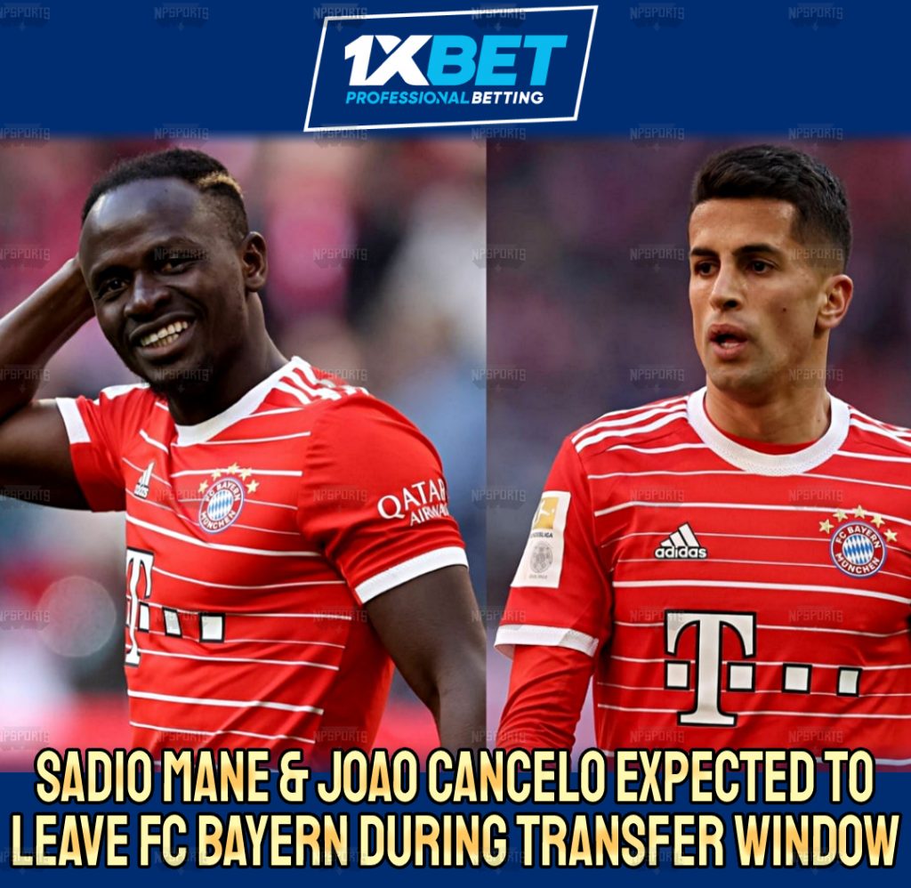 Sadio Mane and Joao Cancelo to leave FC Bayern