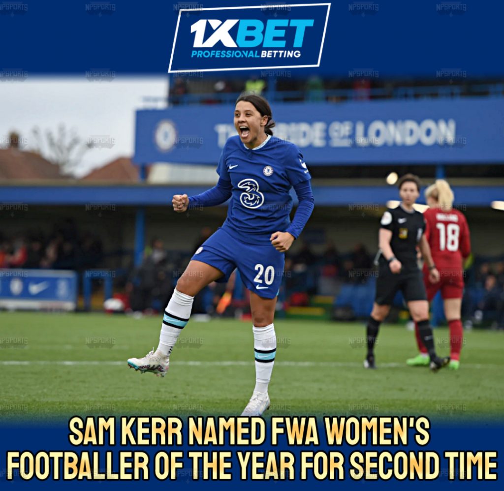 Sam Kerr is FWA Women's Player of the Year