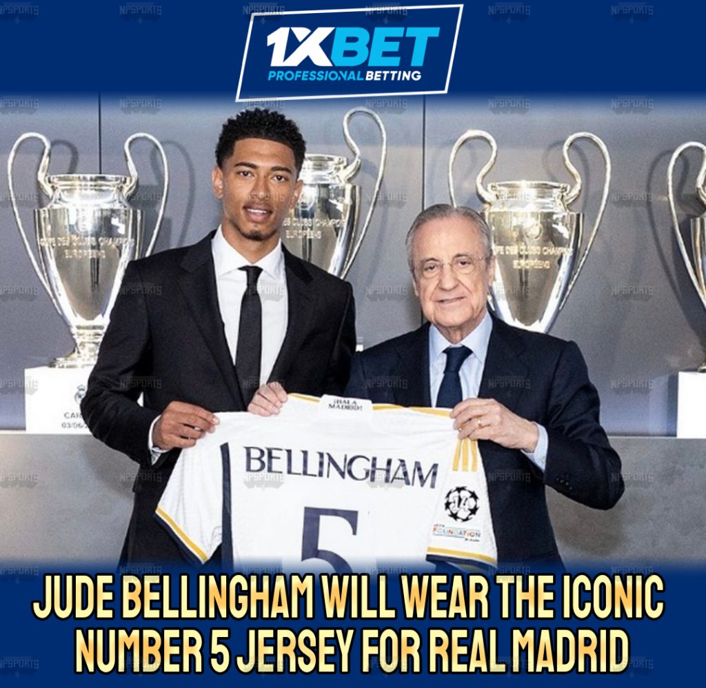 Jude Bellingham to wear historic Real Madrid number 5 jersey