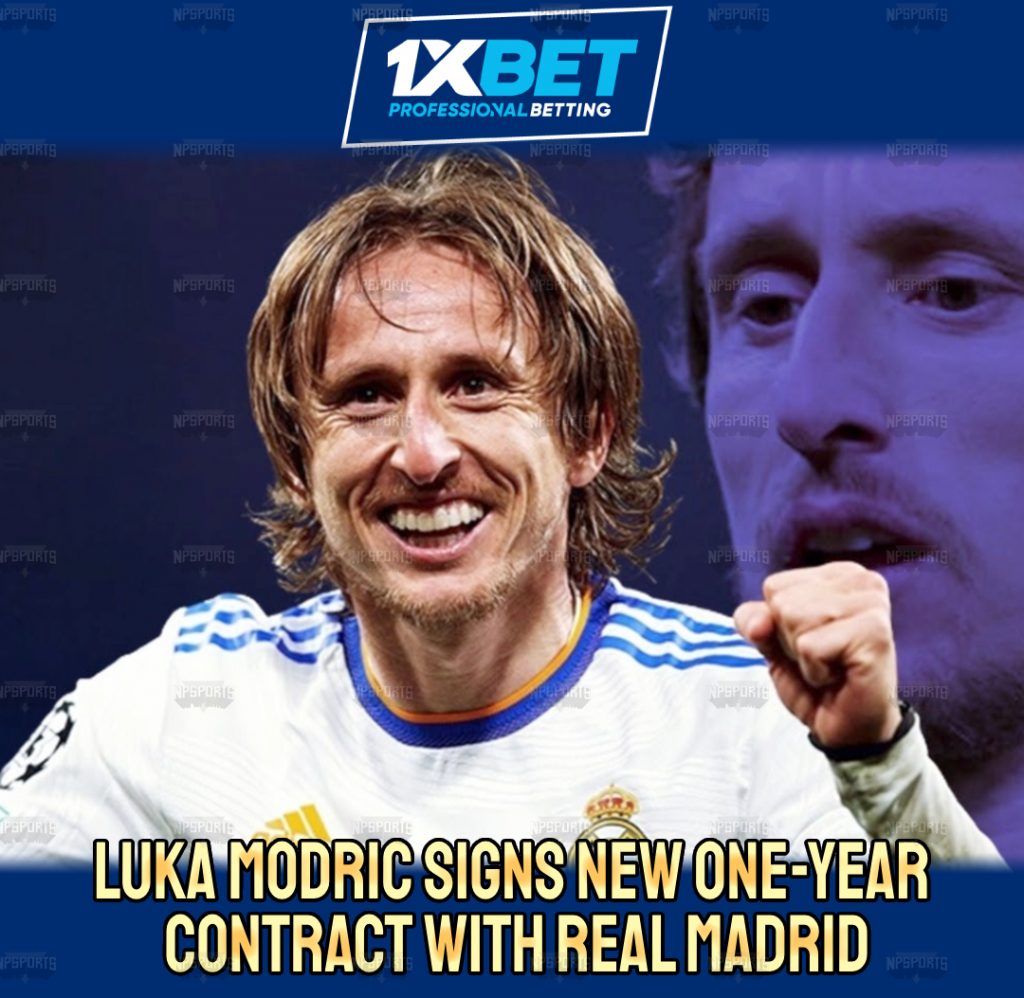Luka Modric signs new 1 year deal with Real Madrid