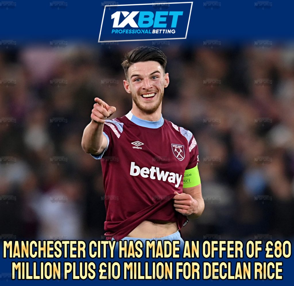 Manchester Blue made Official Bid for Declan Rice