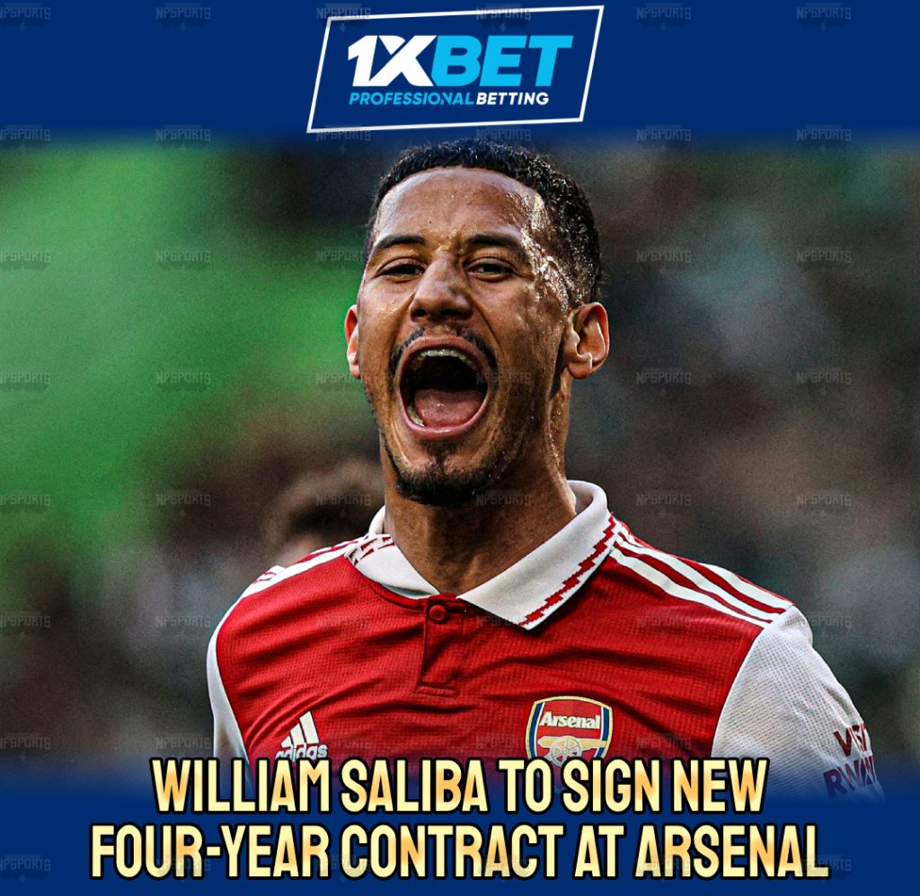 William Saliba agrees new four-year Arsenal contract