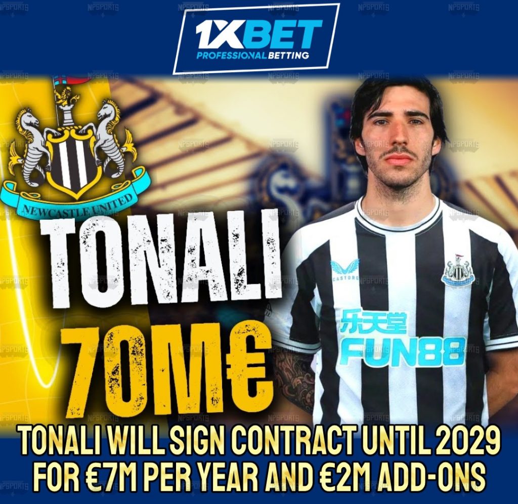 Sandro Tonali to Newcastle United, soon to be announced!