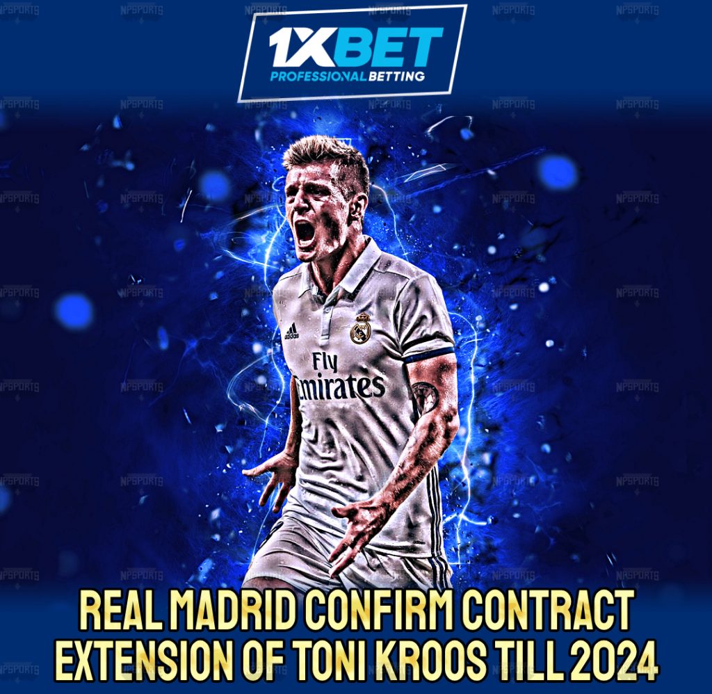 Kroos has extended his contract with Real Madrid until 2024