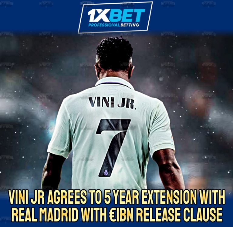 Vini Junior Agrees To 5 Year Extension With Real Madrid