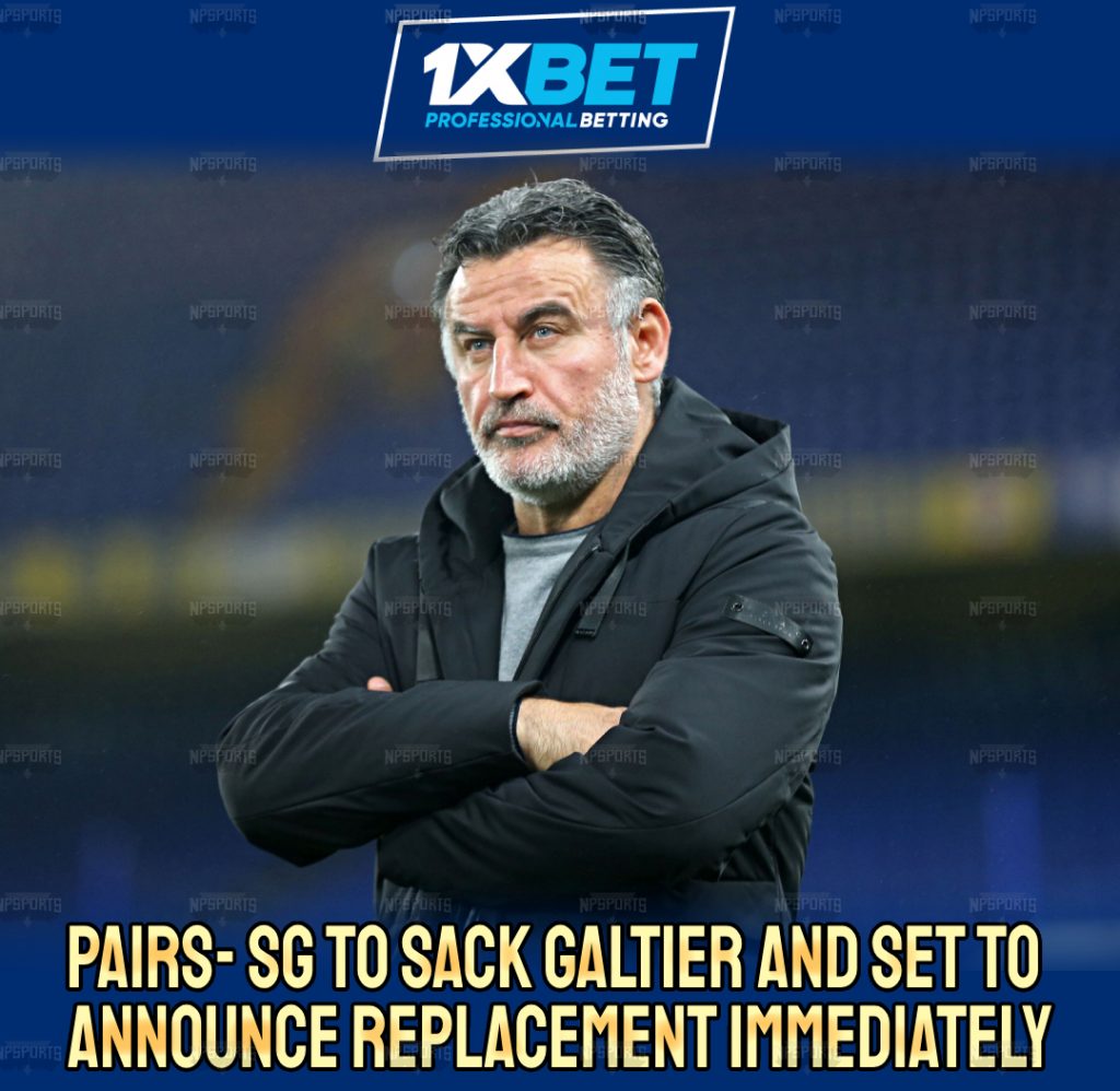 Les Parisiens officially sacked Christophe Galtier