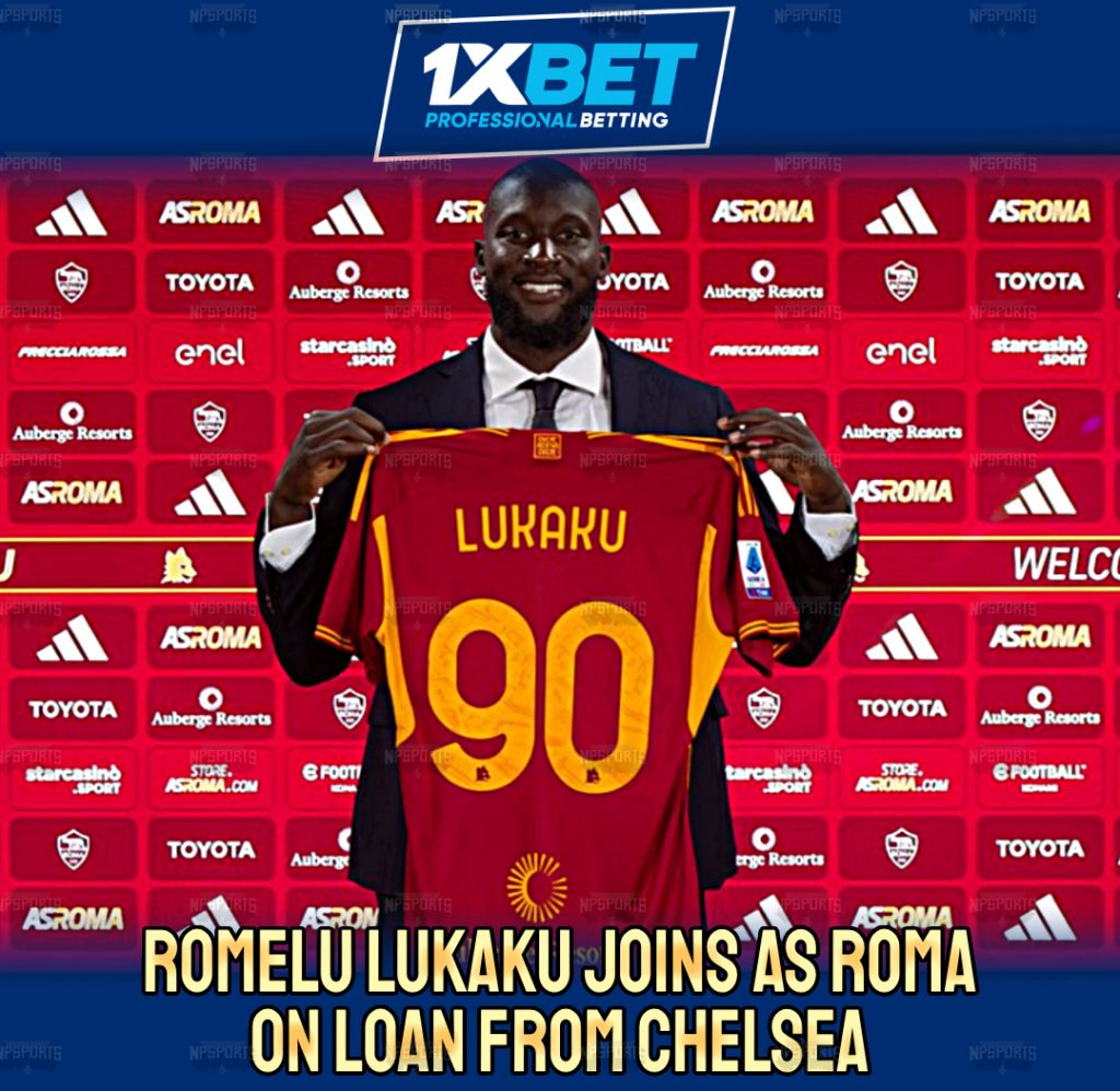 Roma announces the signing of Romelu Lukaku