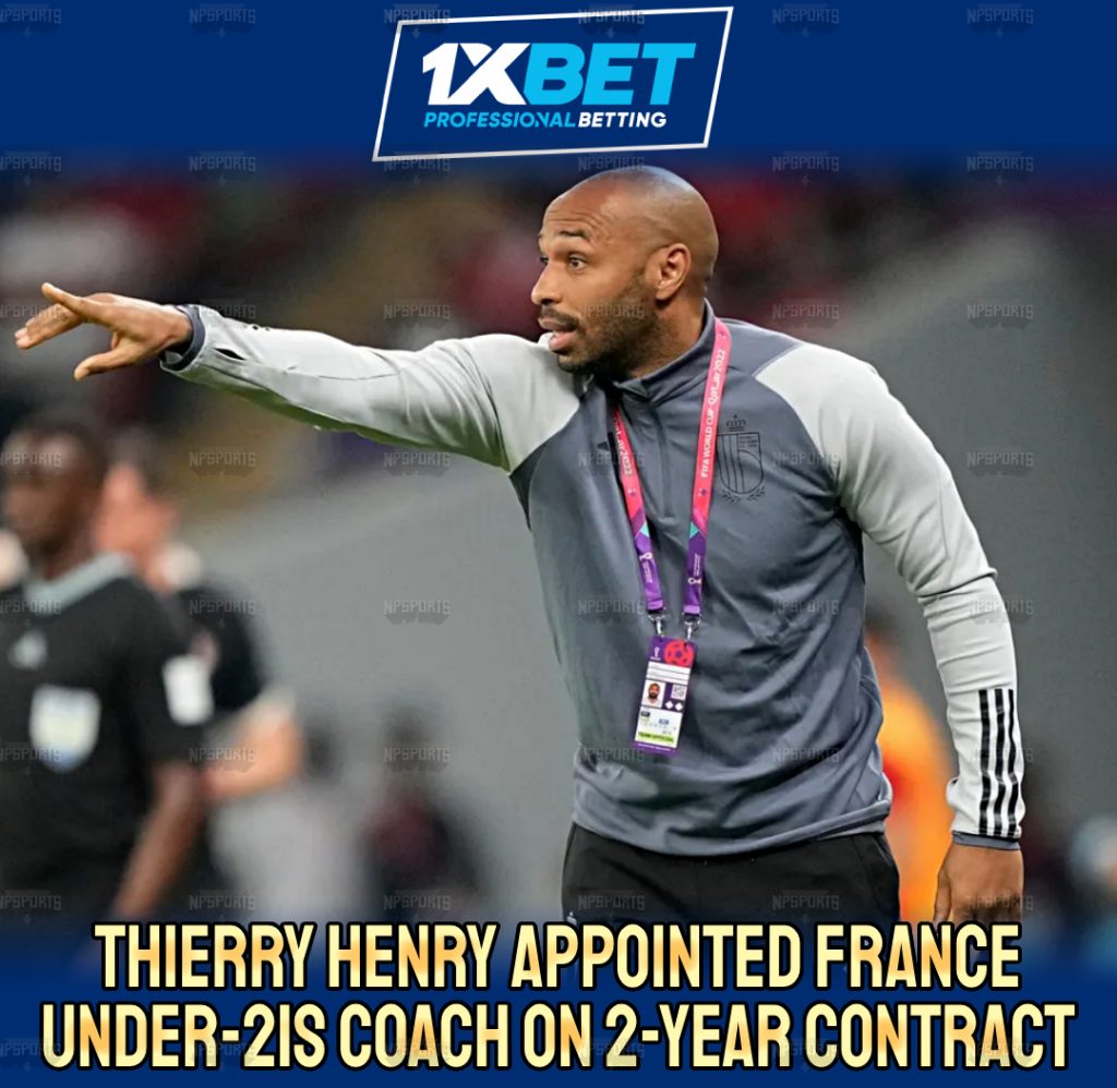 Thierry Henry has been appointed as France U-21 coach