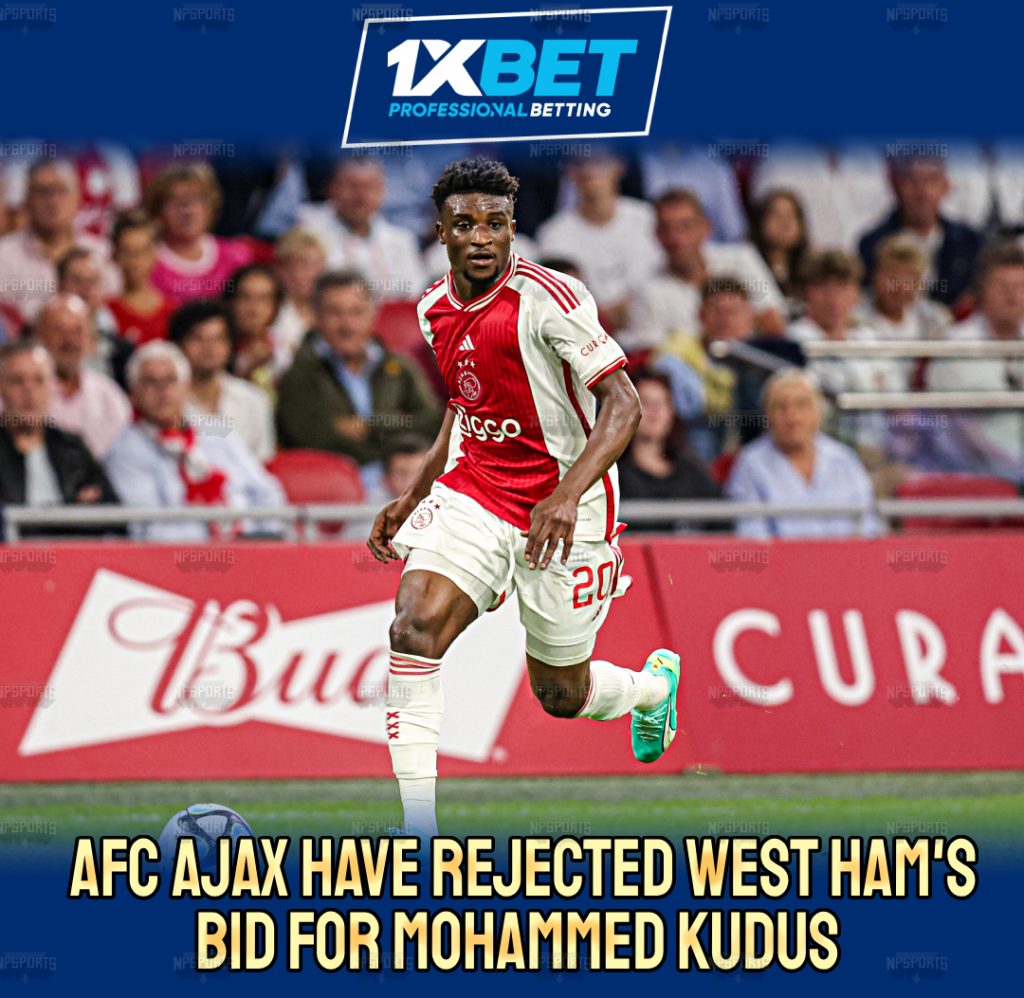 Ajax rejected West Ham's bid for Mohammed Kudus