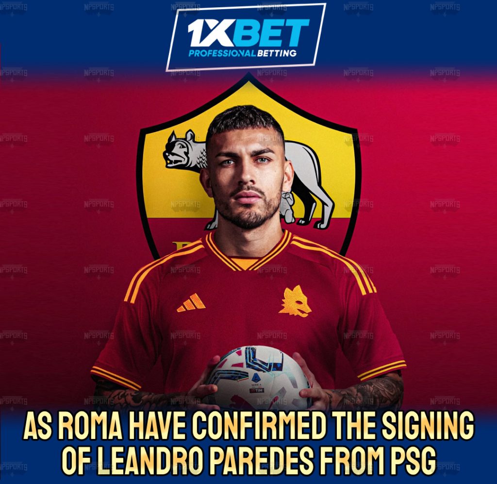 AS Roma confirm Leandro Paredes signing from PSG