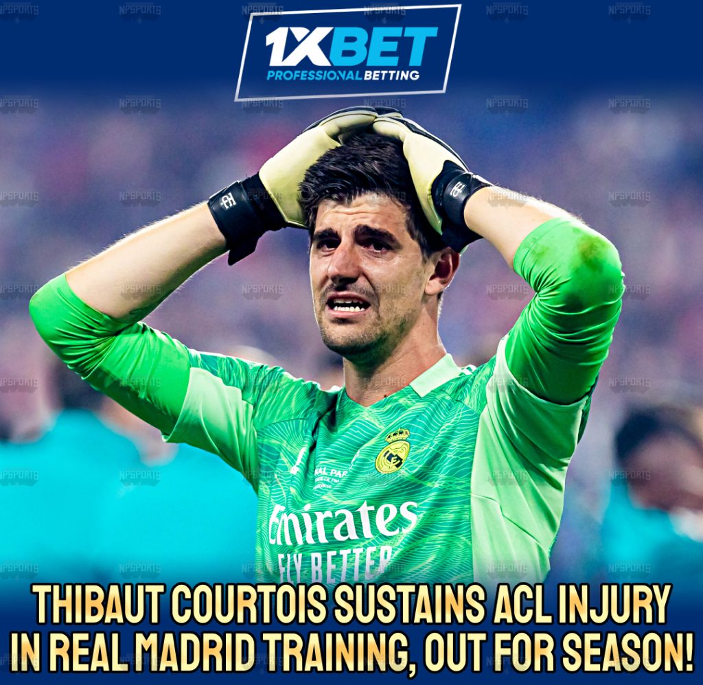 Thibaut Courtois to miss the season due to ACL Injury