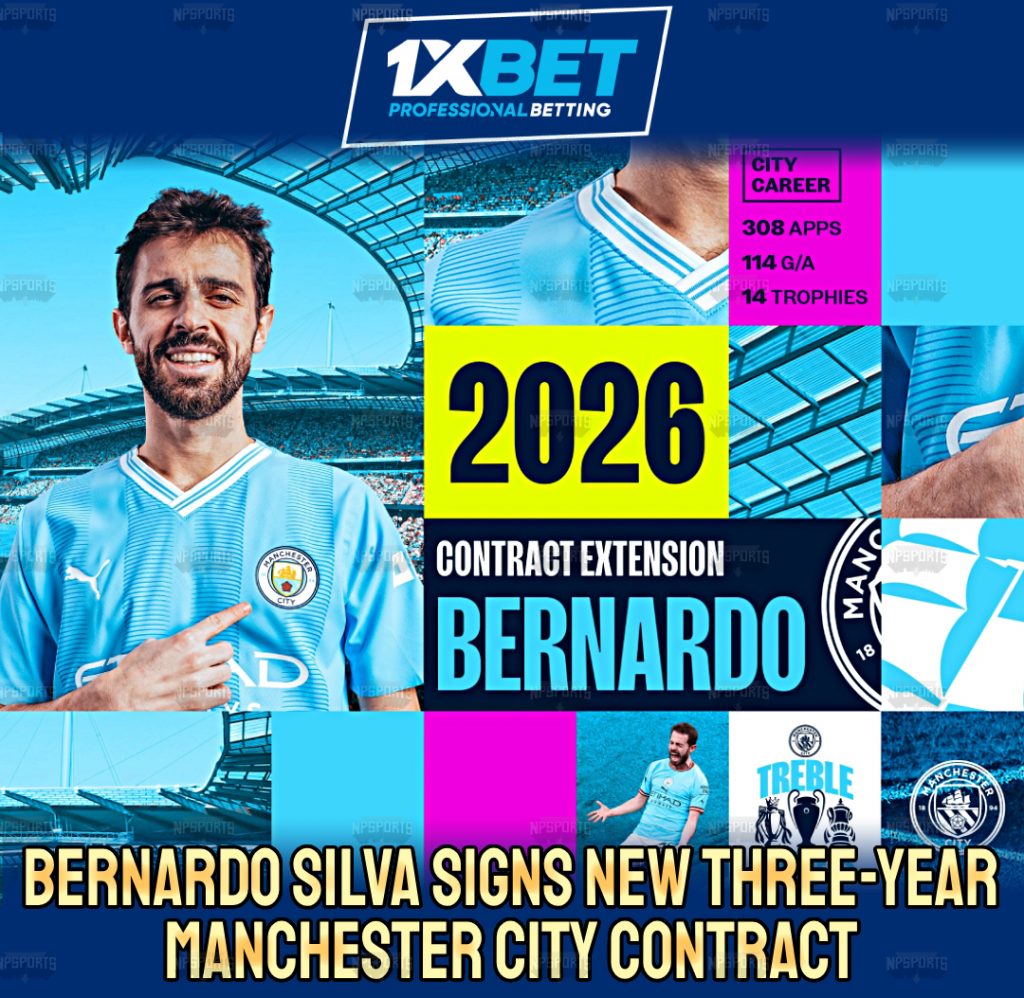 Bernardo Silva pens new Contract with Manchester City