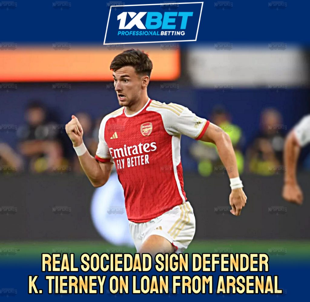 Real Sociedad signs Kieran Tierney on loan