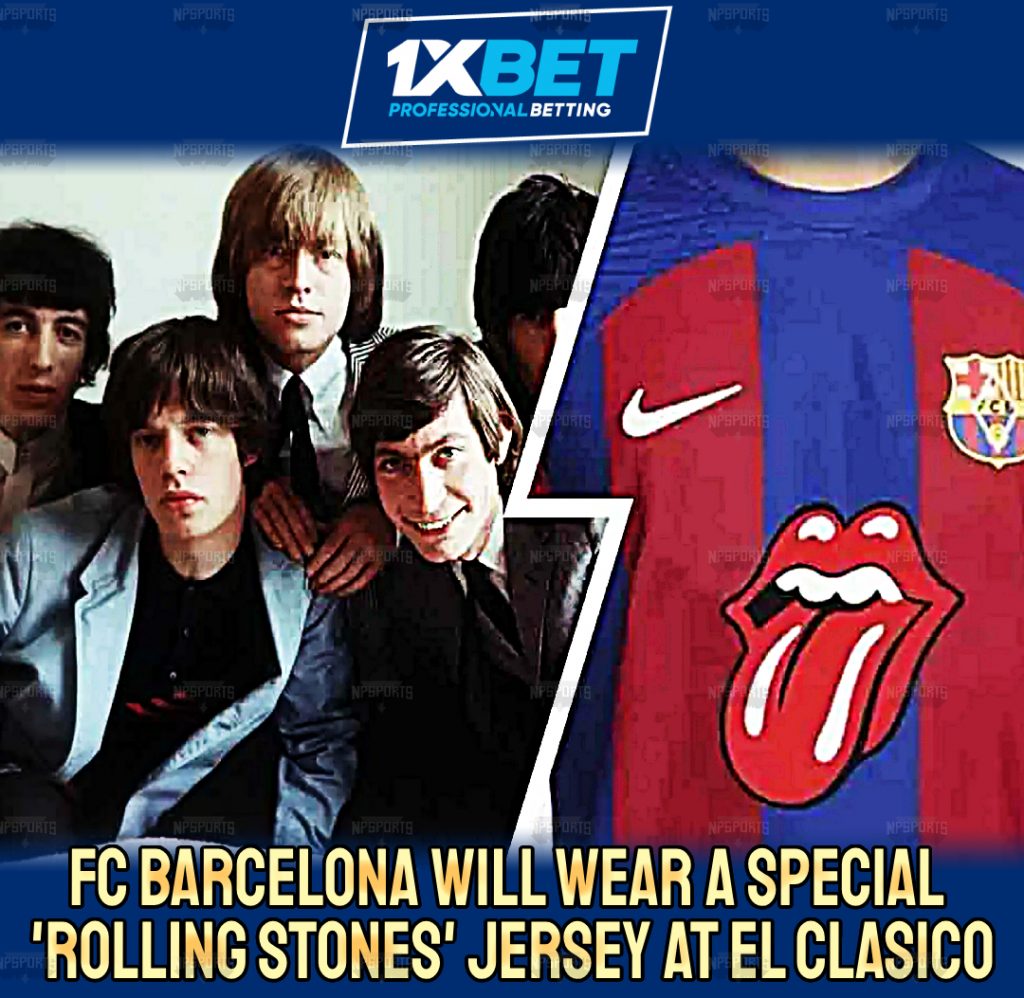 Barcelona to wear special 'Rolling Stones' jersey for El Clasico 