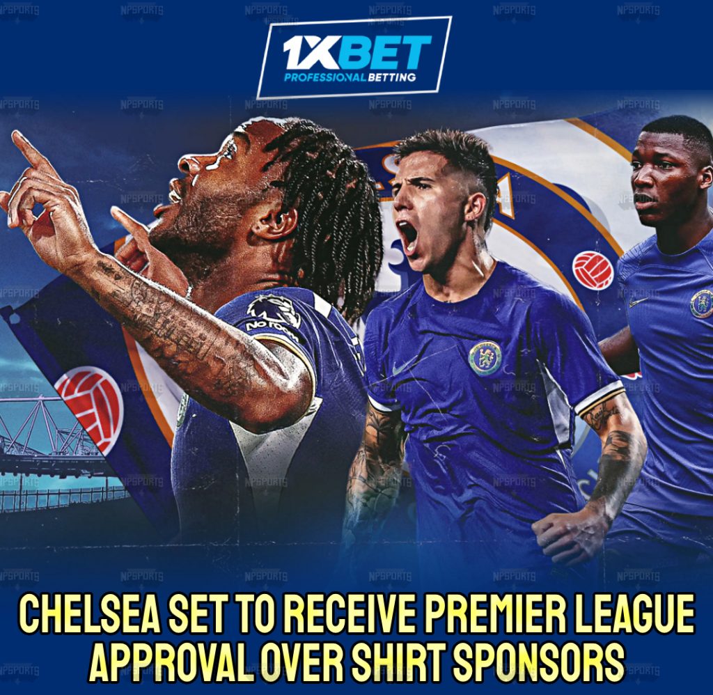 The Premier League has authorized Chelsea's shirt sponsors