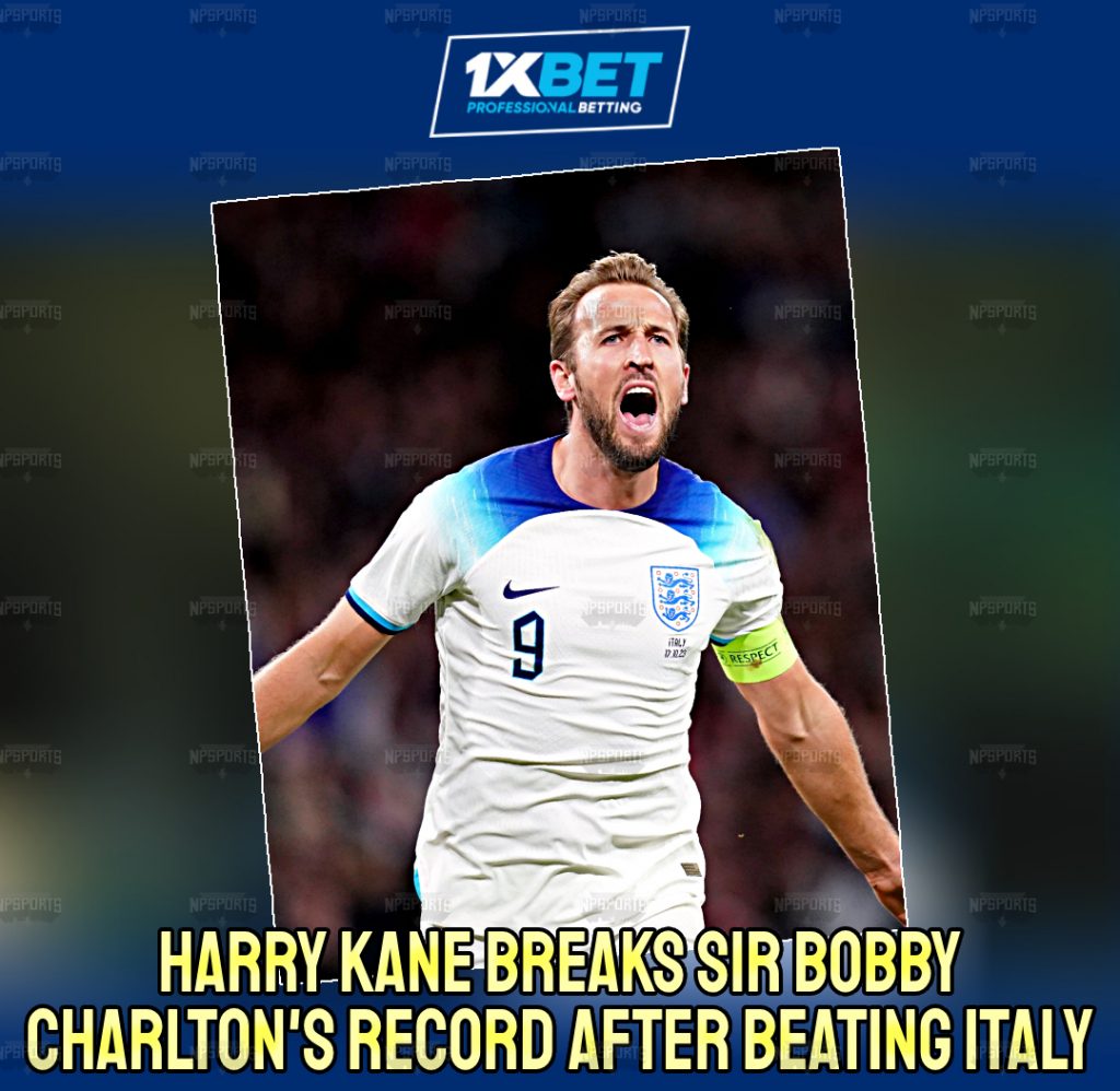 England captain Harry Kane made another record
