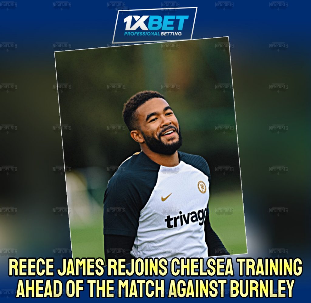 Reece James is 'BACK' to Chelsea training