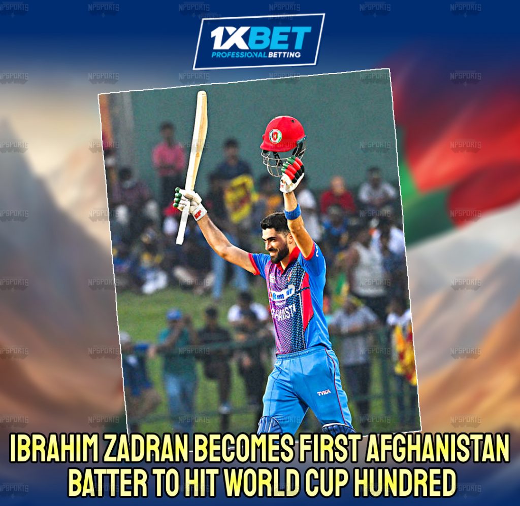 Ibrahim Zadran | First Afghan batter to hit Century in World Cup