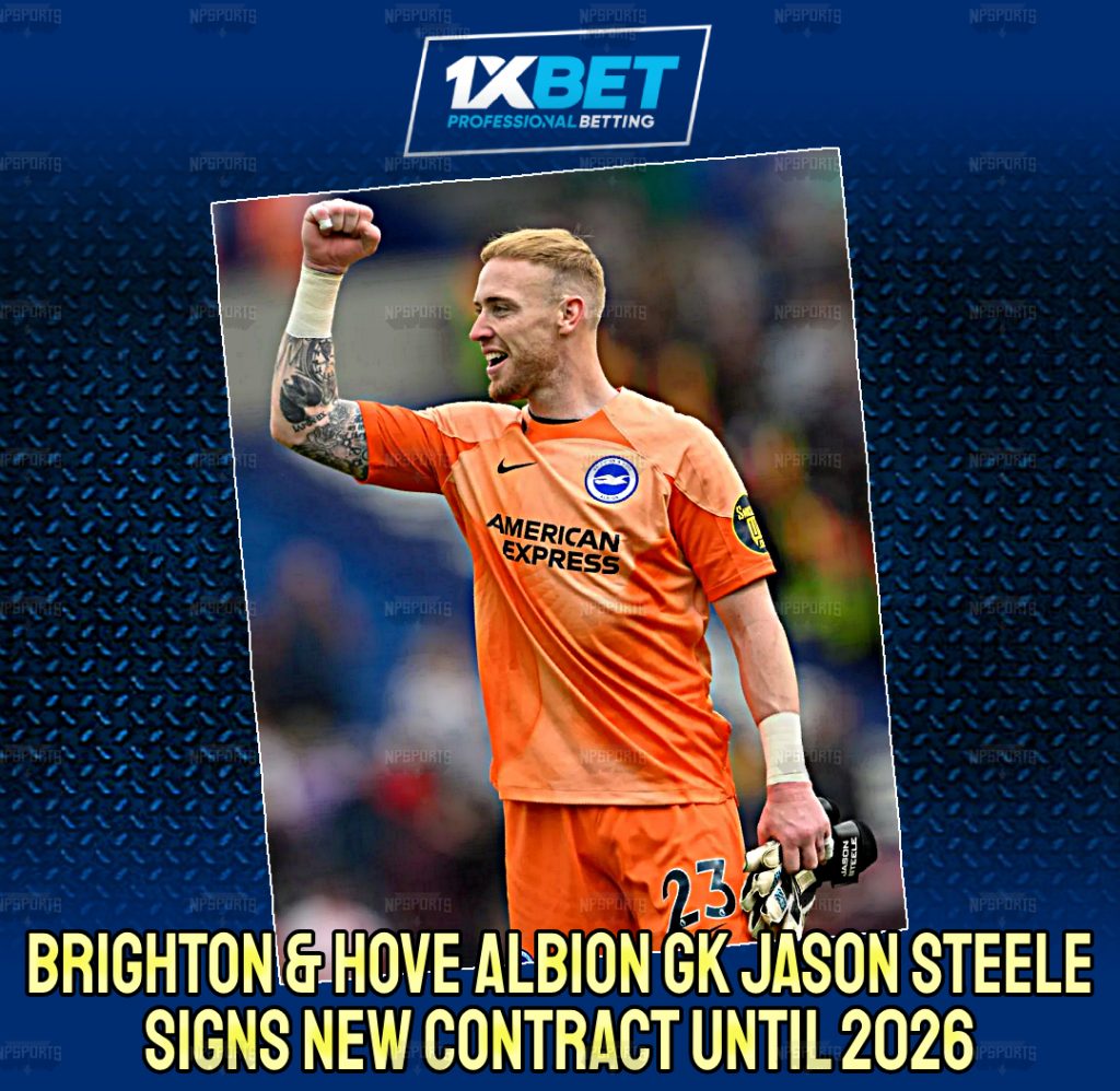 Jason Steele pens new contract with Brighton & Hove Albion