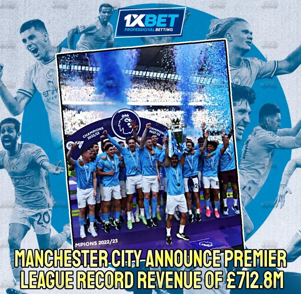 Manchester City announced club REVENUE