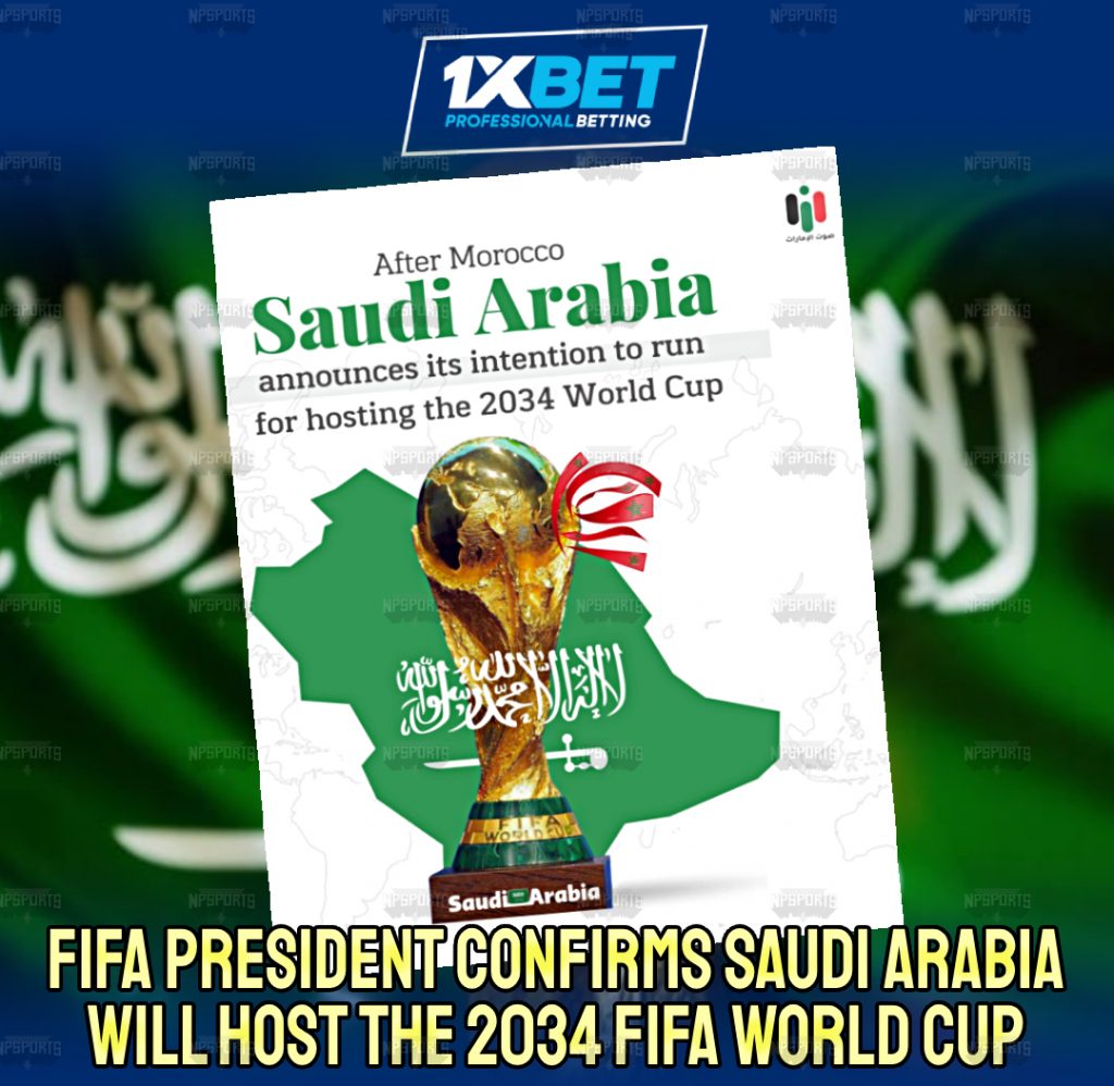 Saudi Arabia to host the 2034 FIFA World Cup