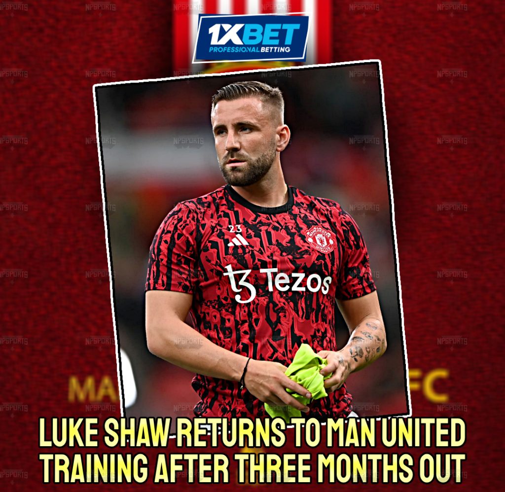 Luke Shaw returns to Man Utd's Training