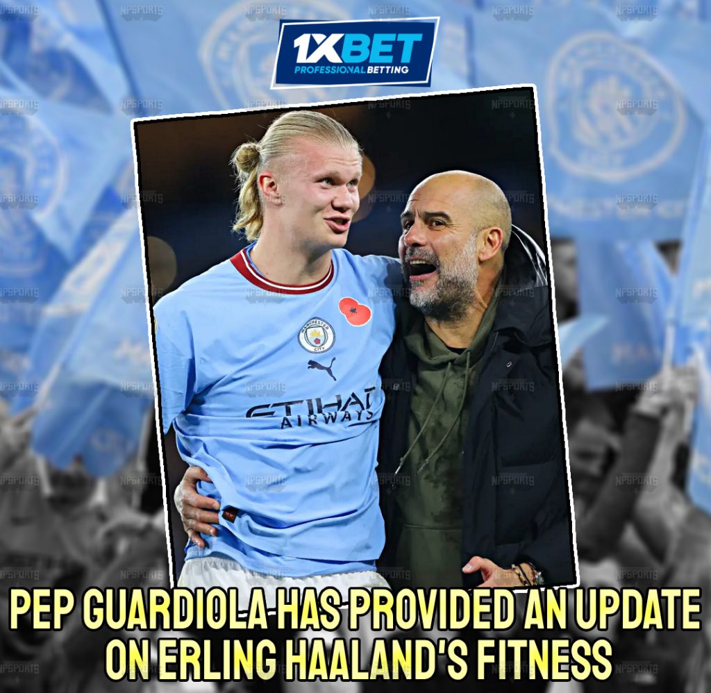 Guardiola provides an update on Haaland's injury