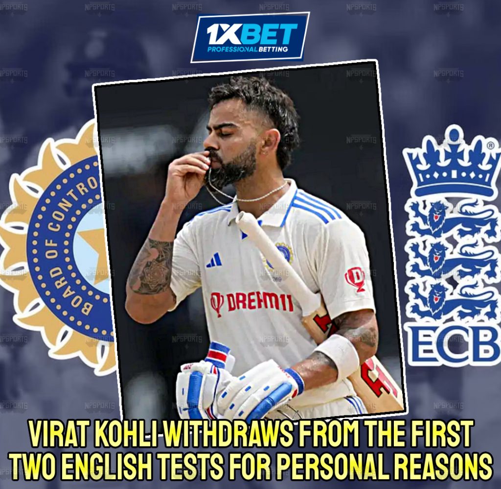 Virat Kohli withdraws from the Indian squad for two test matches