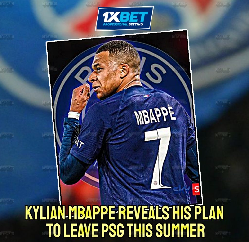Kylian Mbappé confirms PSG exit this Summer