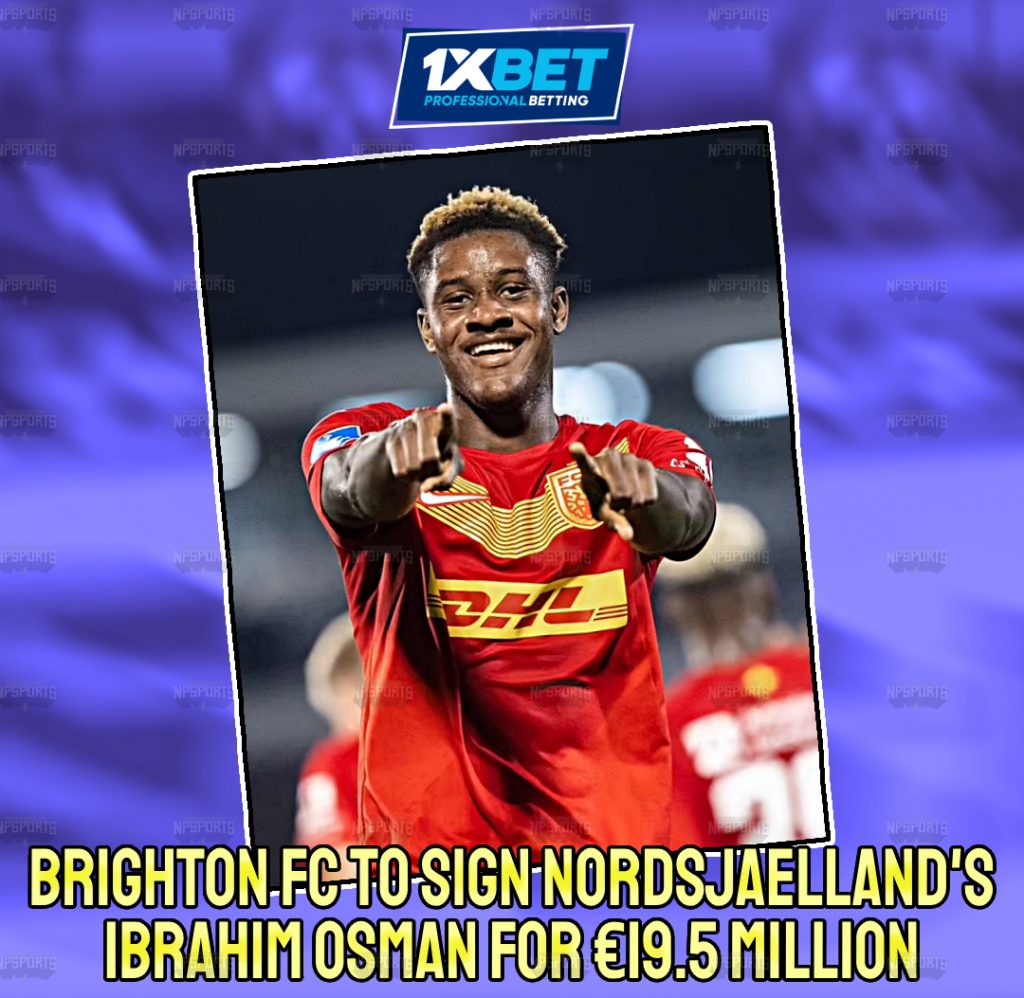 Brighton FC to sign Osman for €19.5 million from FC Nordsjaelland 
