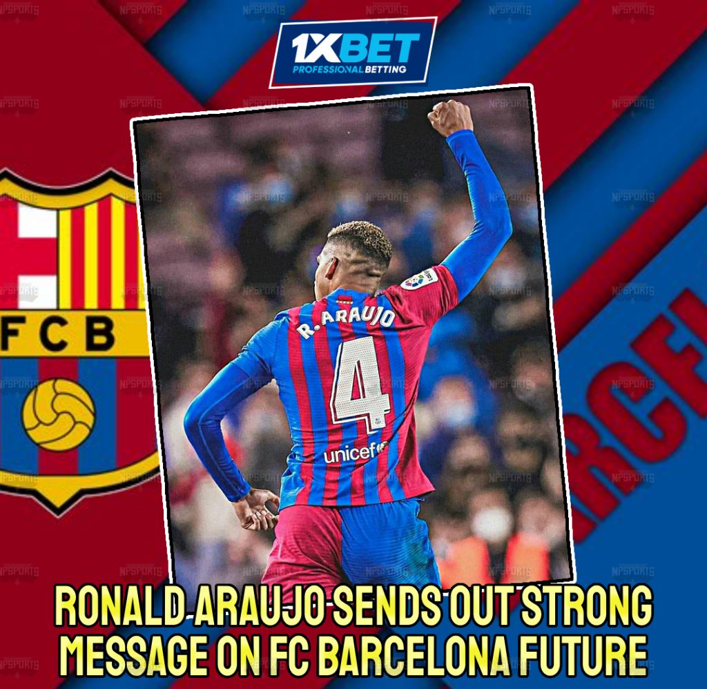Ronald Araujo provides statement about his future at Barcelona
