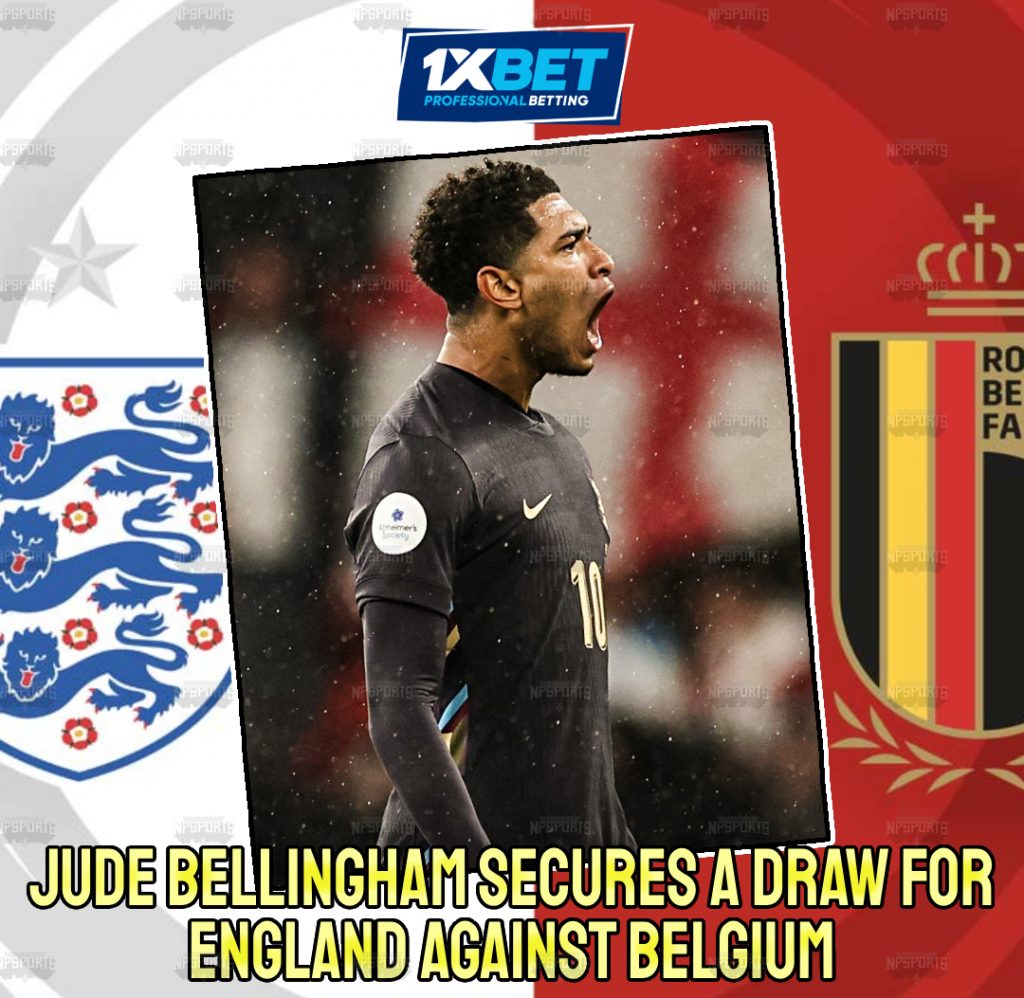 Jude Bellingham scored as England drew Belgium in a Friendly Clash