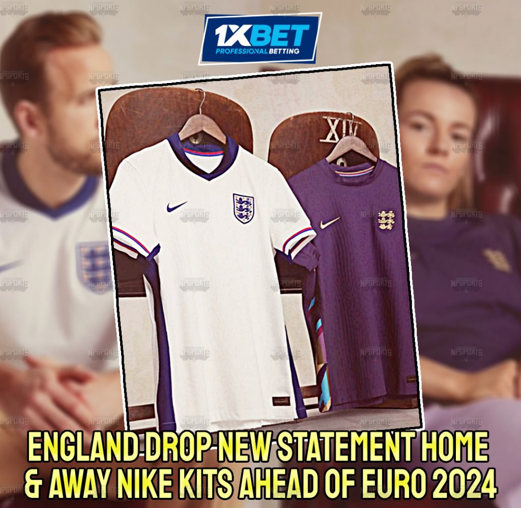 England releases new Nike home and away kits ahead to Euro 2024