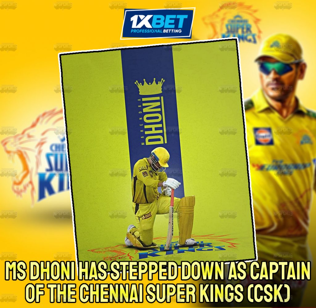 MS Dhoni resigns as Chennai Super Kings (CSK) captain 