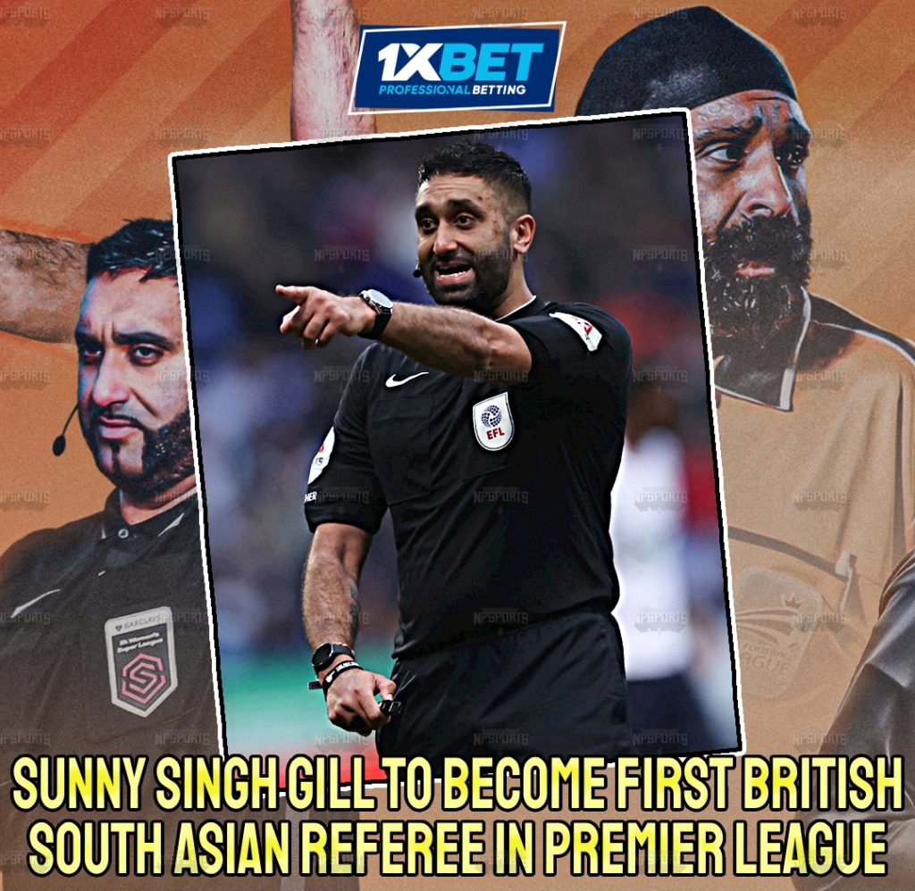 Sunny Singh Gill to referee Premier League match on Saturday