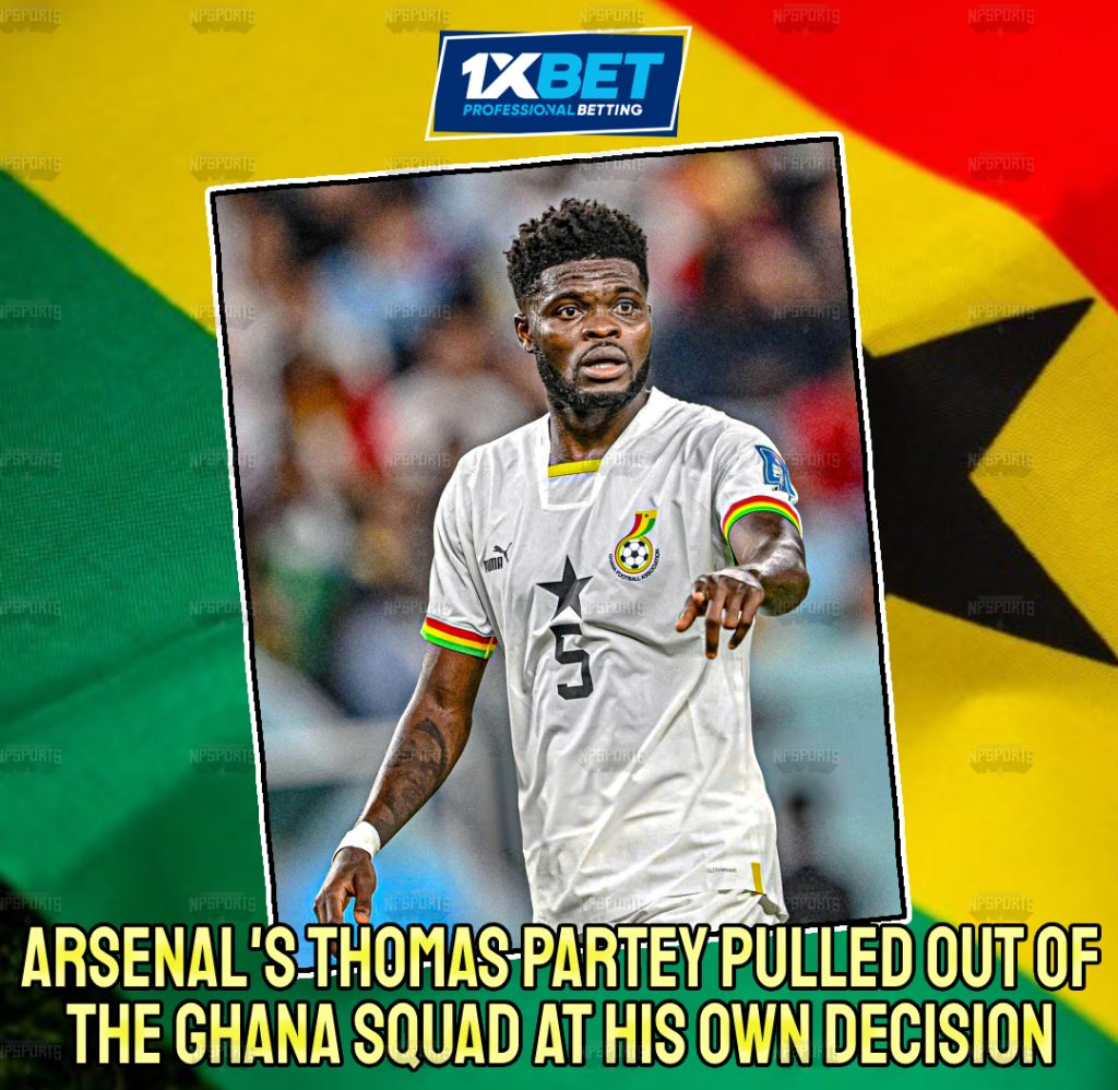 Thomas Partey left out of Ghana squad for friendly