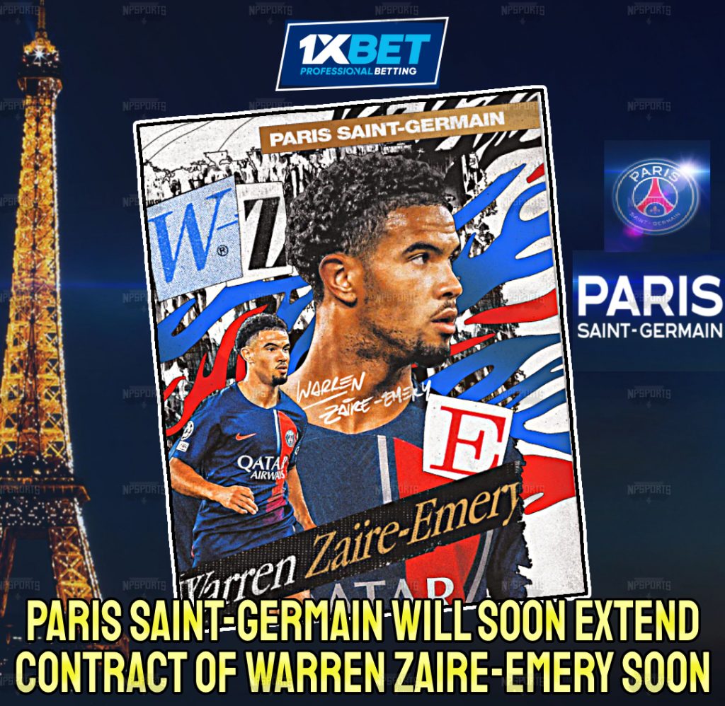 Warren Zaire-Emery is getting close to signing a new PSG contract