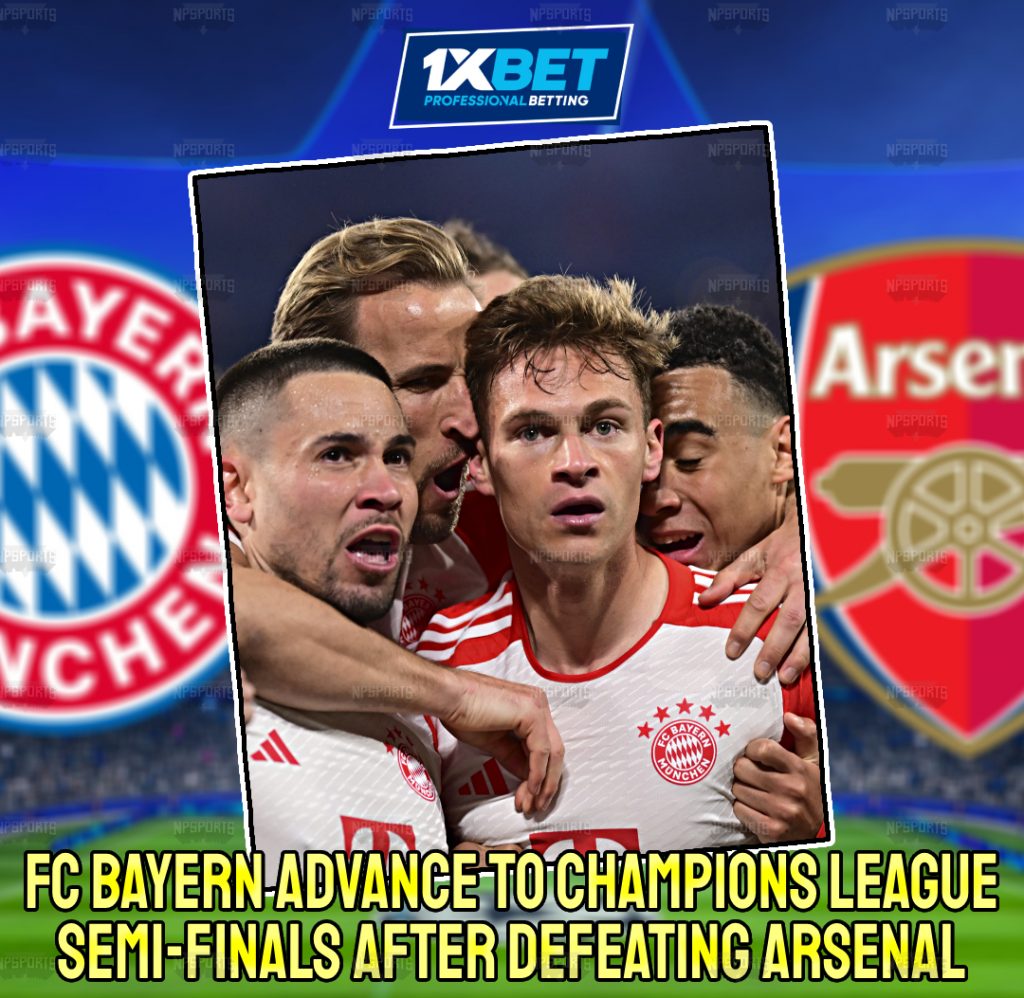 Bayern Munich advanced to the UEFA Champions League semi-finals
