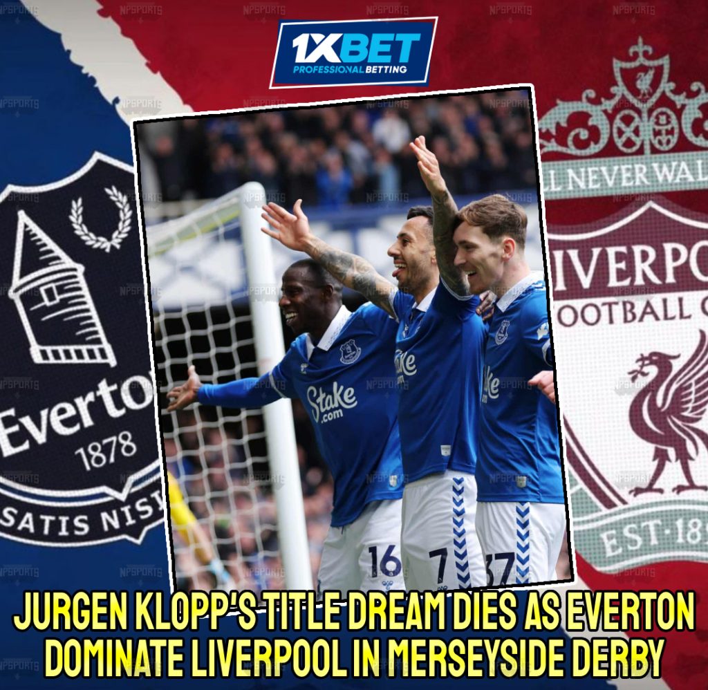 Everton defeats Liverpool to significantly lower  their hopes of winning the league