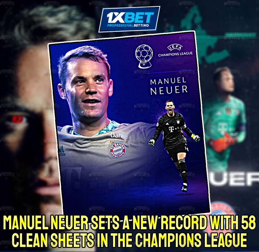 Manuel Neuer establishes a new Champions League record