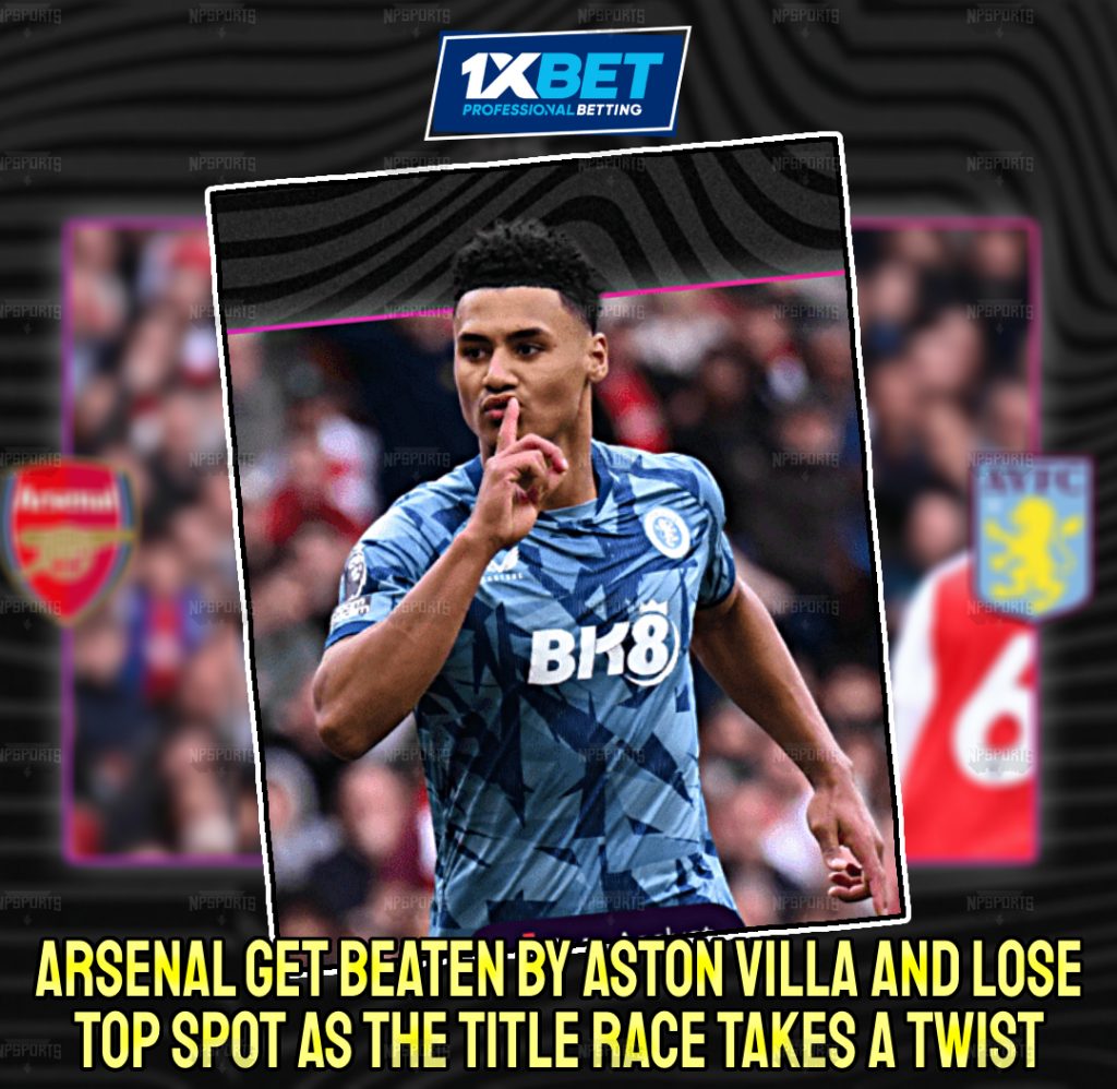 Aston Villa defeated Arsenal as the Gunners lose hope for title race
