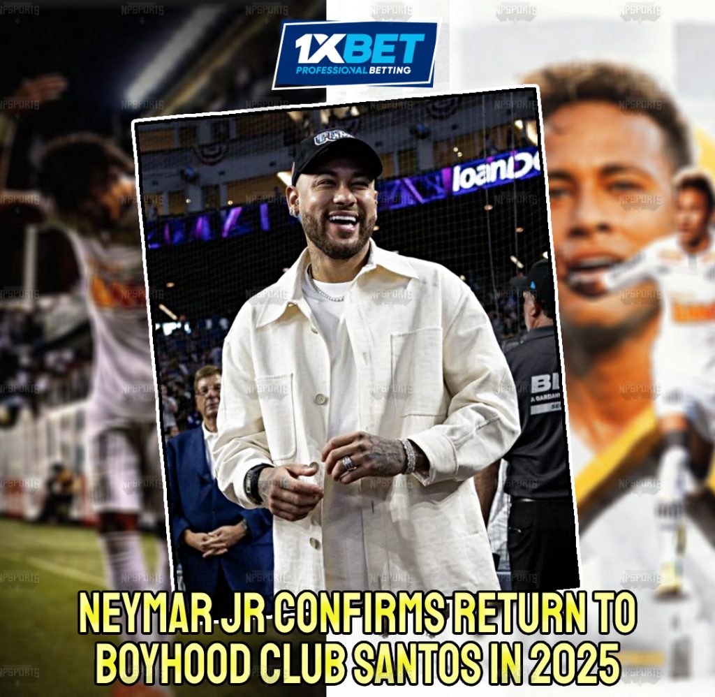 Neymar confirms his return to his youth club Santos FC