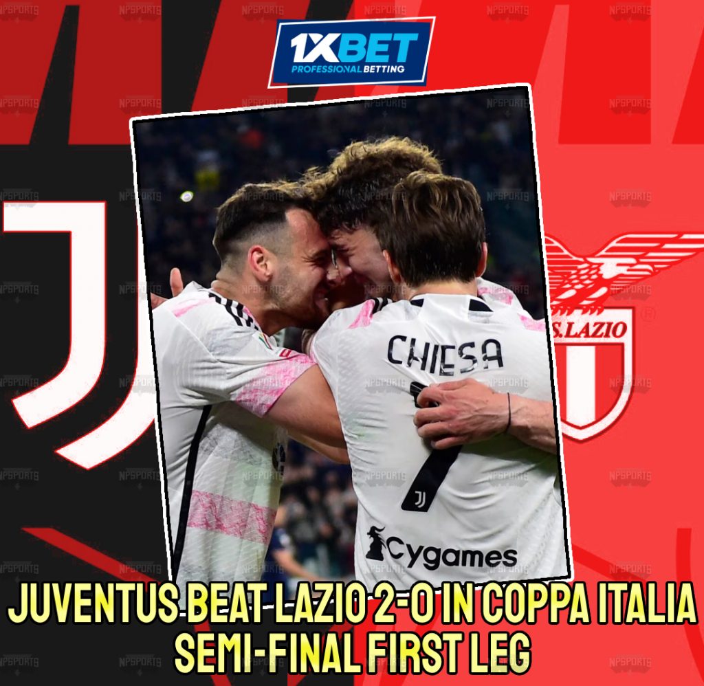 Juventus beat Lazio 2-0 in the First Leg of Coppa Italia