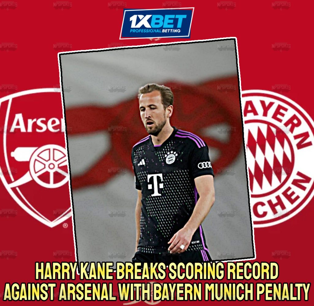 Harry Kane continues his scoring run against  Arsenal